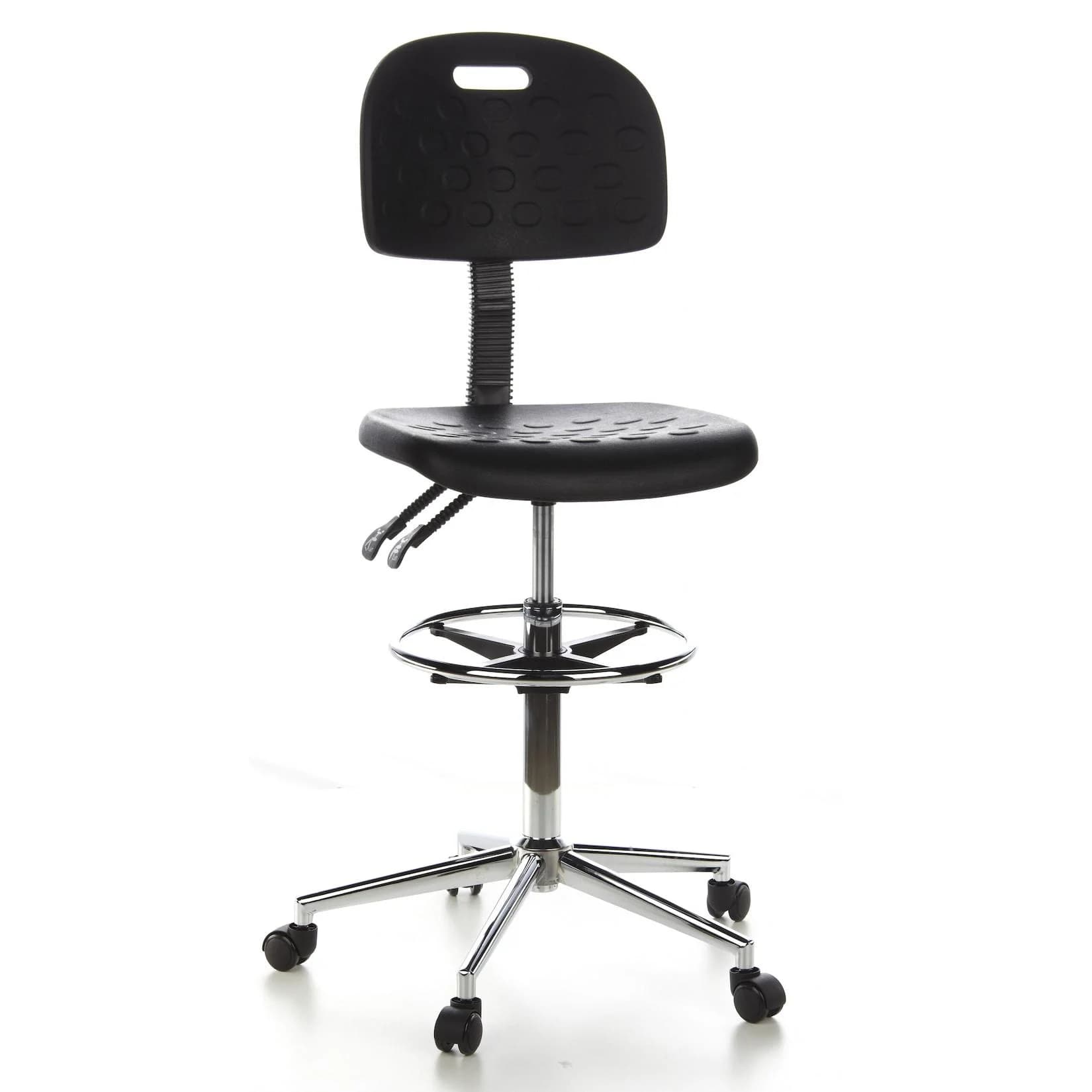 hjh OFFICE Counterstuhl TOP WORK 23 Kunstleder Grau