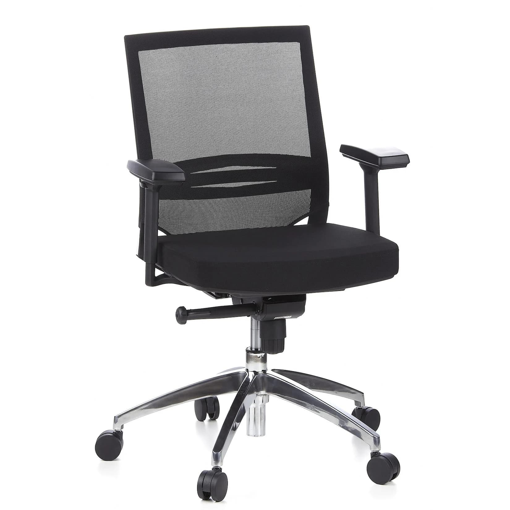 hjh OFFICE Bürostuhl PORTO PRO Stoff/Netzstoff mit Armlehnen