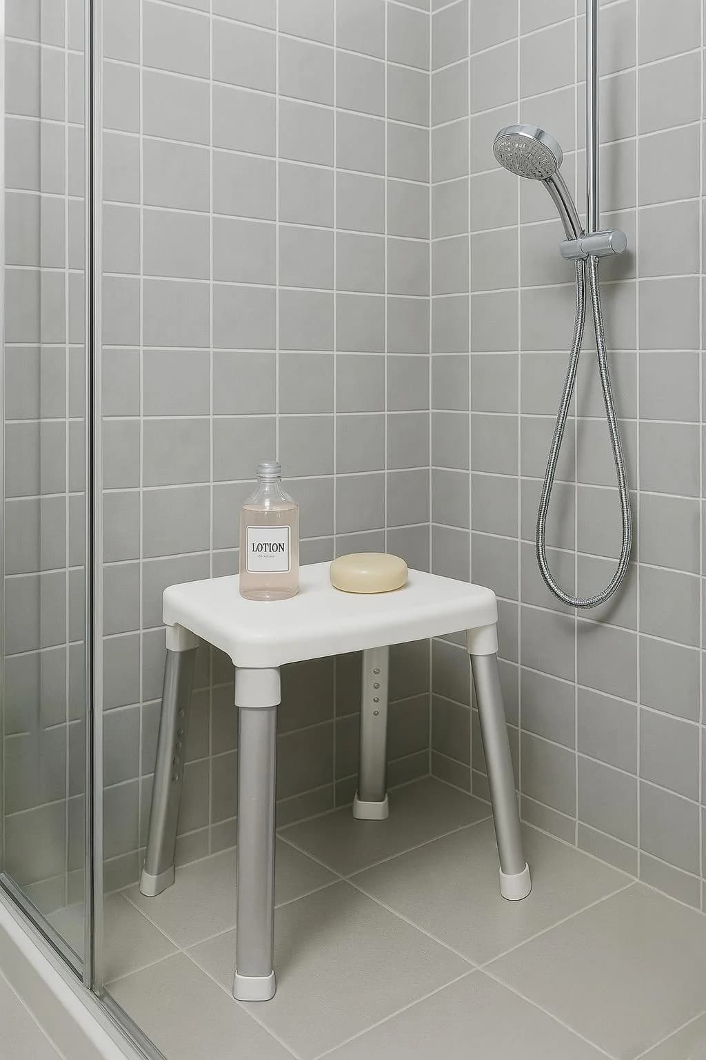 Dusch- und Badhocker BISCHOF Splash Weiß
