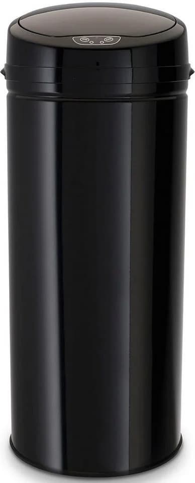 ECHTWERK Mülleimer INOX BLACK Edelstahl Infrarot-Sensor 42 Liter