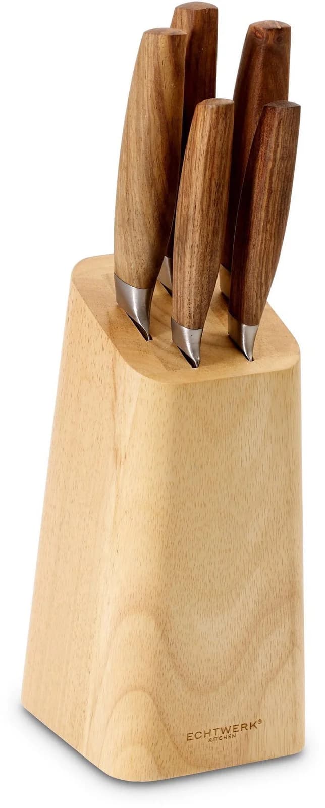 ECHTWERK Messerblock Classic Edition 6-tlg. Beige