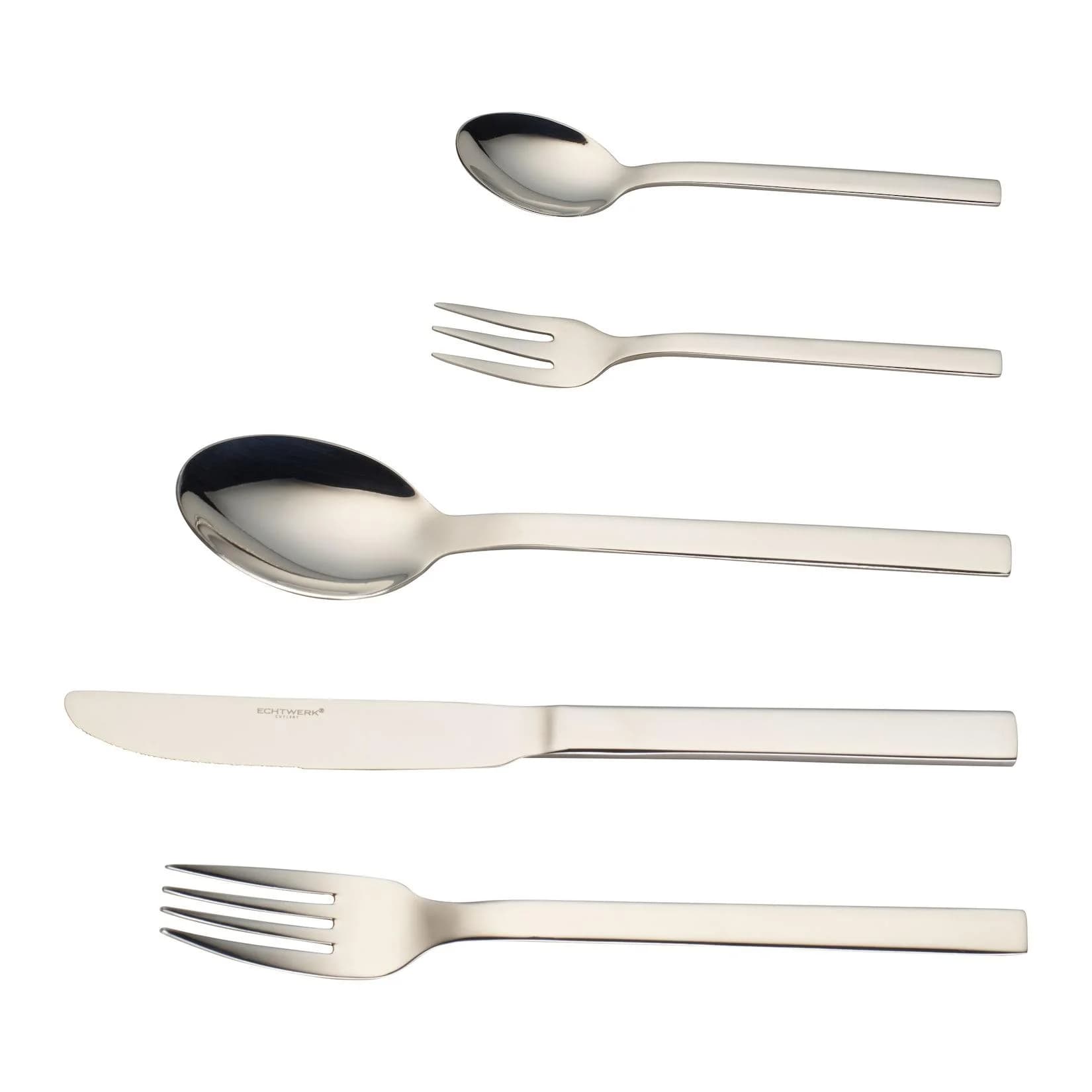 Tafelbesteck "MILOS" 30 tlg. Silber Edelstahl 18/10