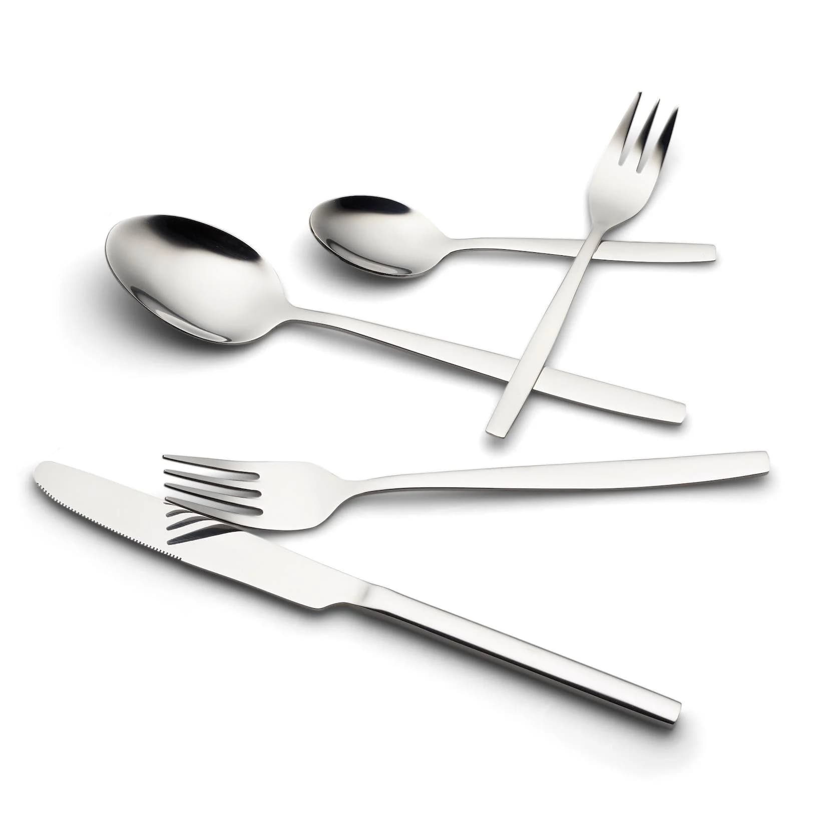ECHTWERK Besteck Set Positano 30tlg glänzend silber