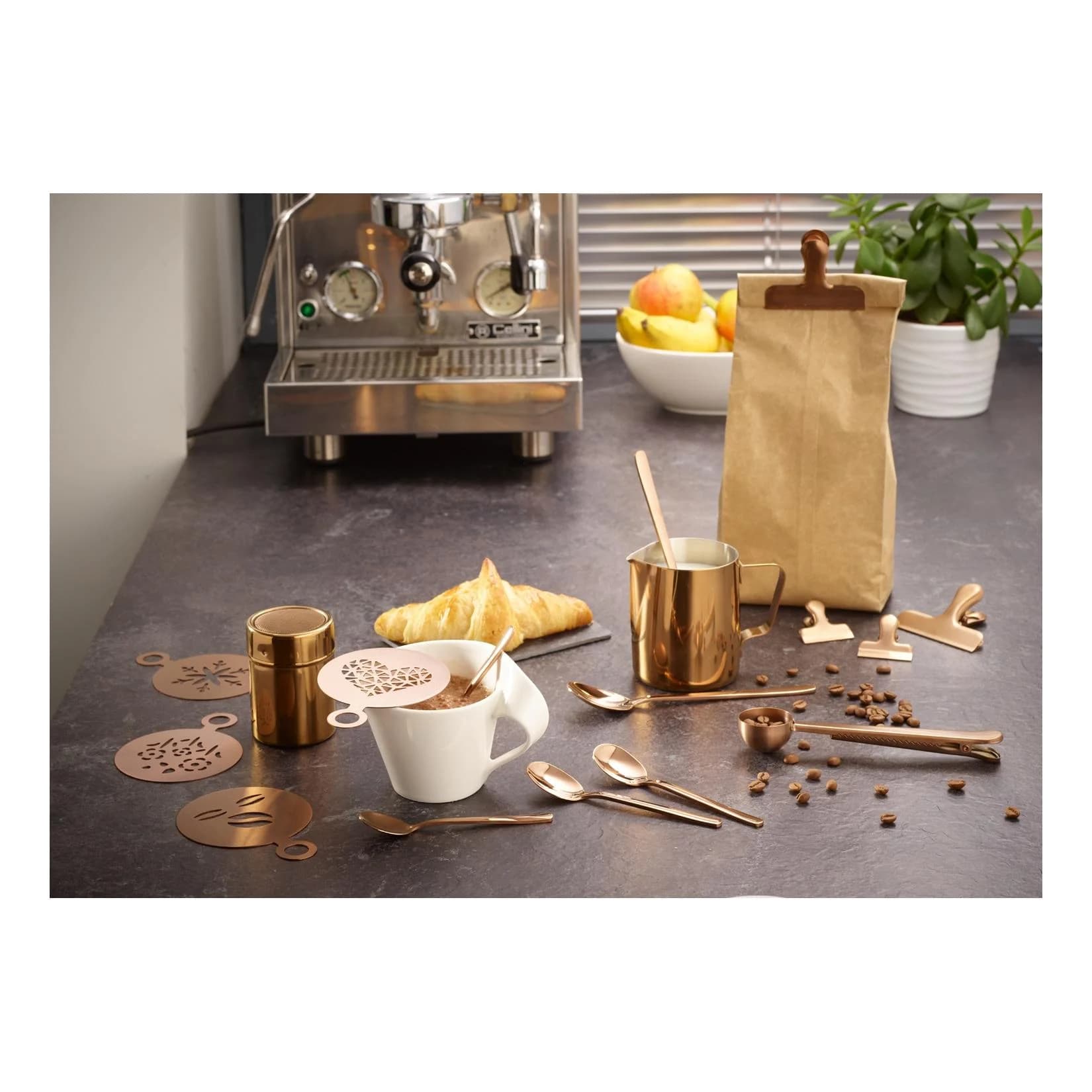 Echtwerk Kaffeezubehör-Set 23tlg. Kupfer