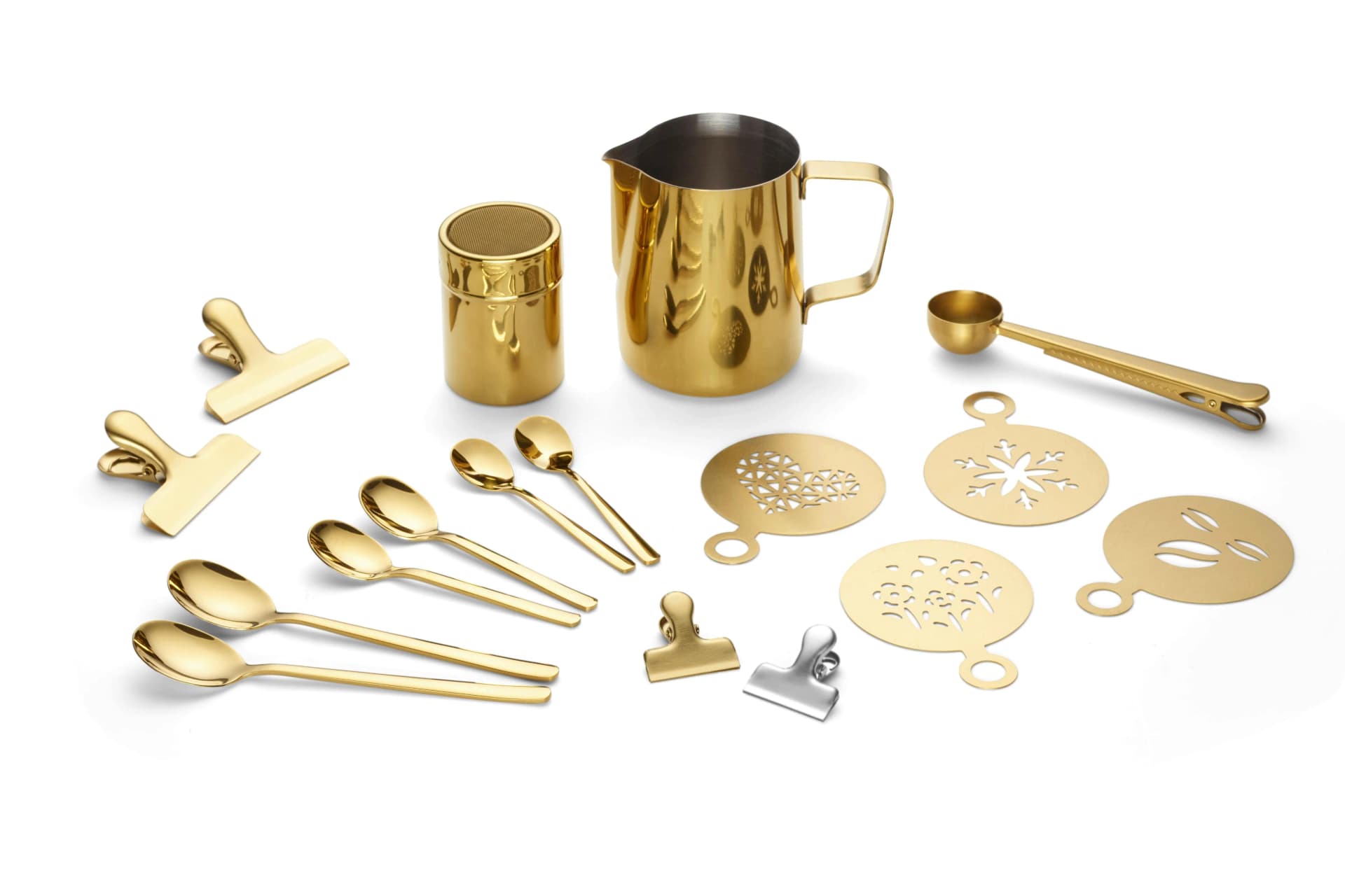 Echtwerk Kaffeezubehör-Set 23tlg, 600 ml, Gold