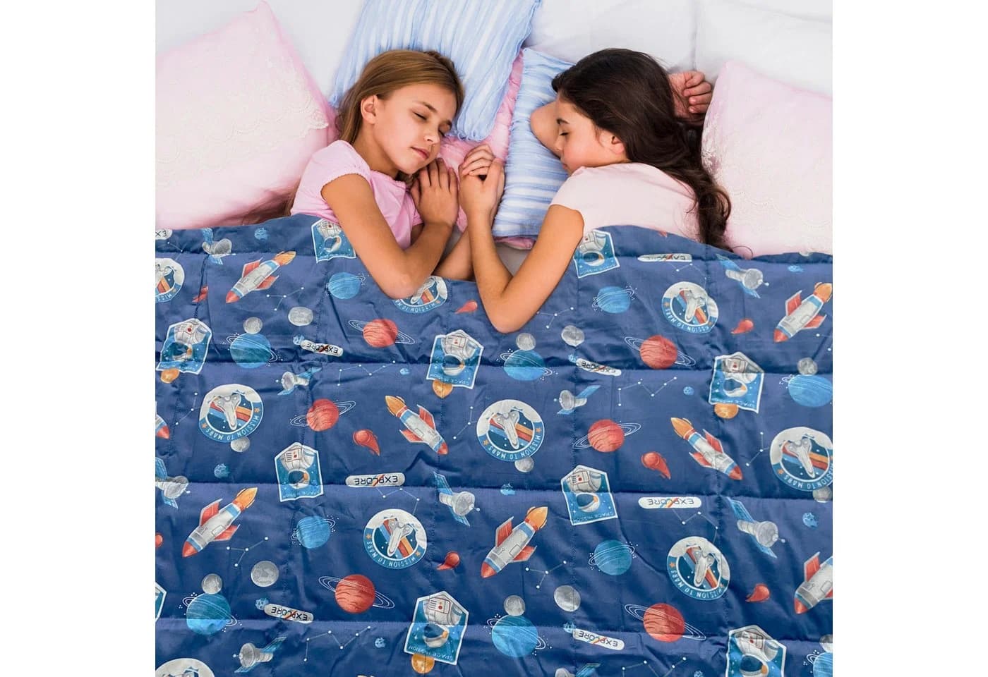 Dailydream Gewichtsdecke Kinder Therapie-Bettdecke Baumwolle und Fleece