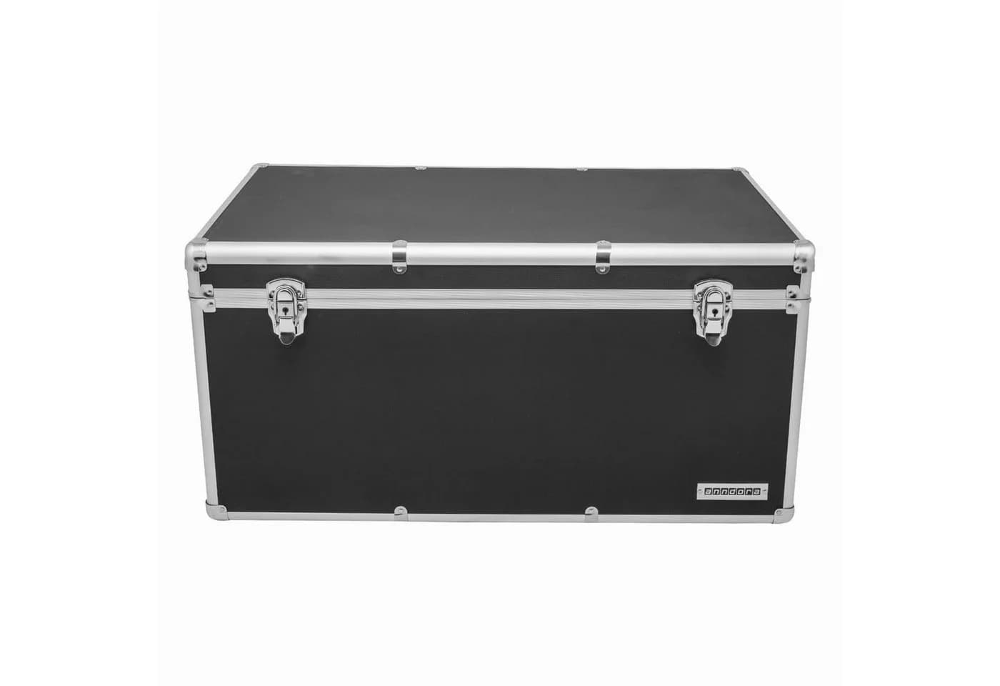 anndora Aufbewahrungsbox Alu Rahmenkoffer Transportbox Schwarz