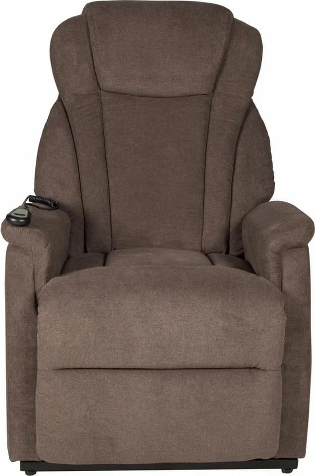TV-Sessel Toronto XXL mit Aufstehhilfe & Relaxfunktion, Braun Microfaser
