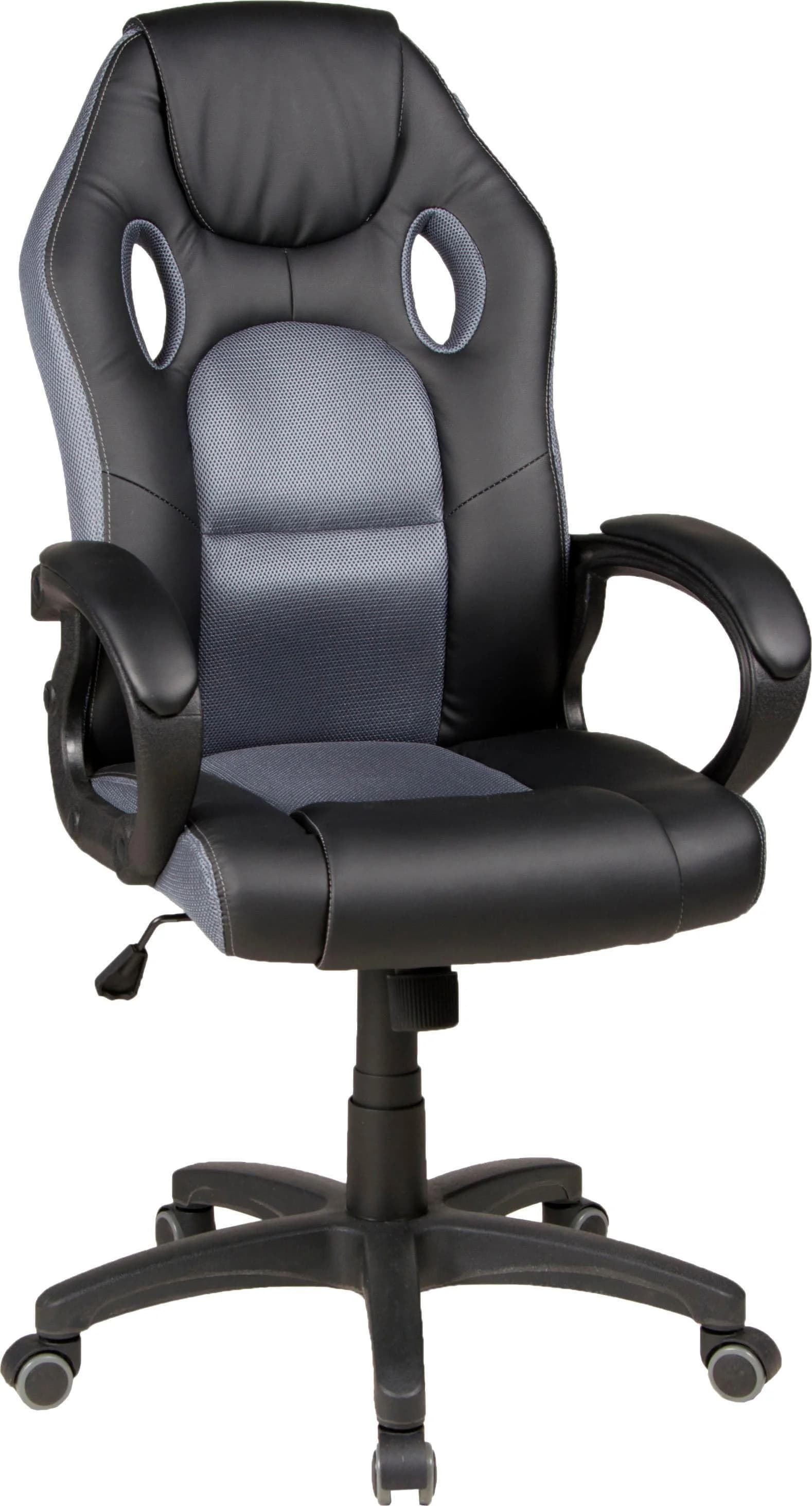 Gaming-Stuhl DUO COLLECTION Riley Schwarz-Grau Ergonomisch