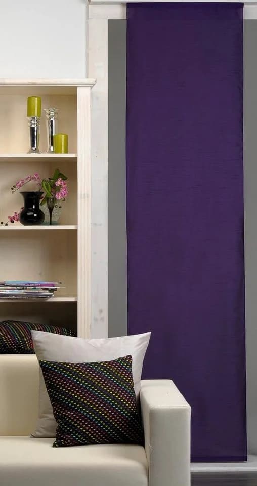 Haus und Deko Schiebegardine Franziska Violett Polyester