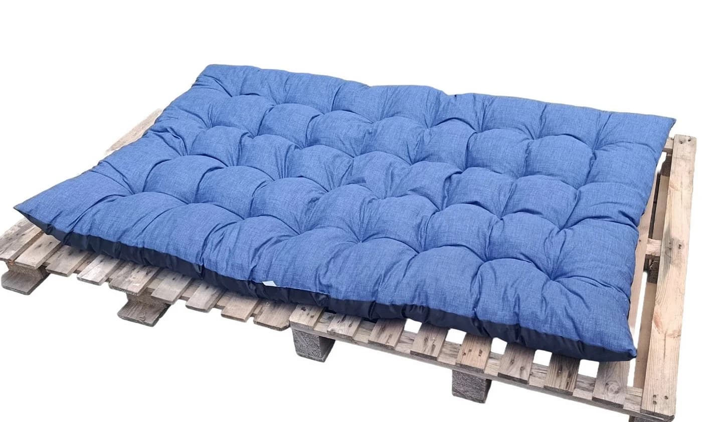 Rattani Gartenkissen Blau 180x115 cm Outdoor Maxi Kissen