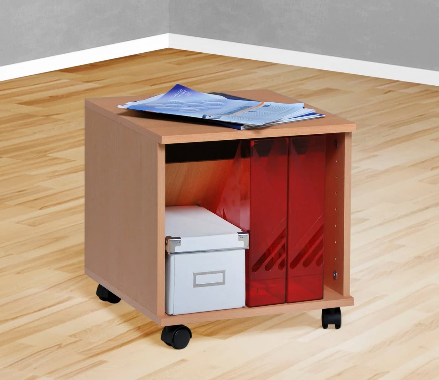 VOGL Rollcontainer Barrie Beige Bürocontainer mit Rollen