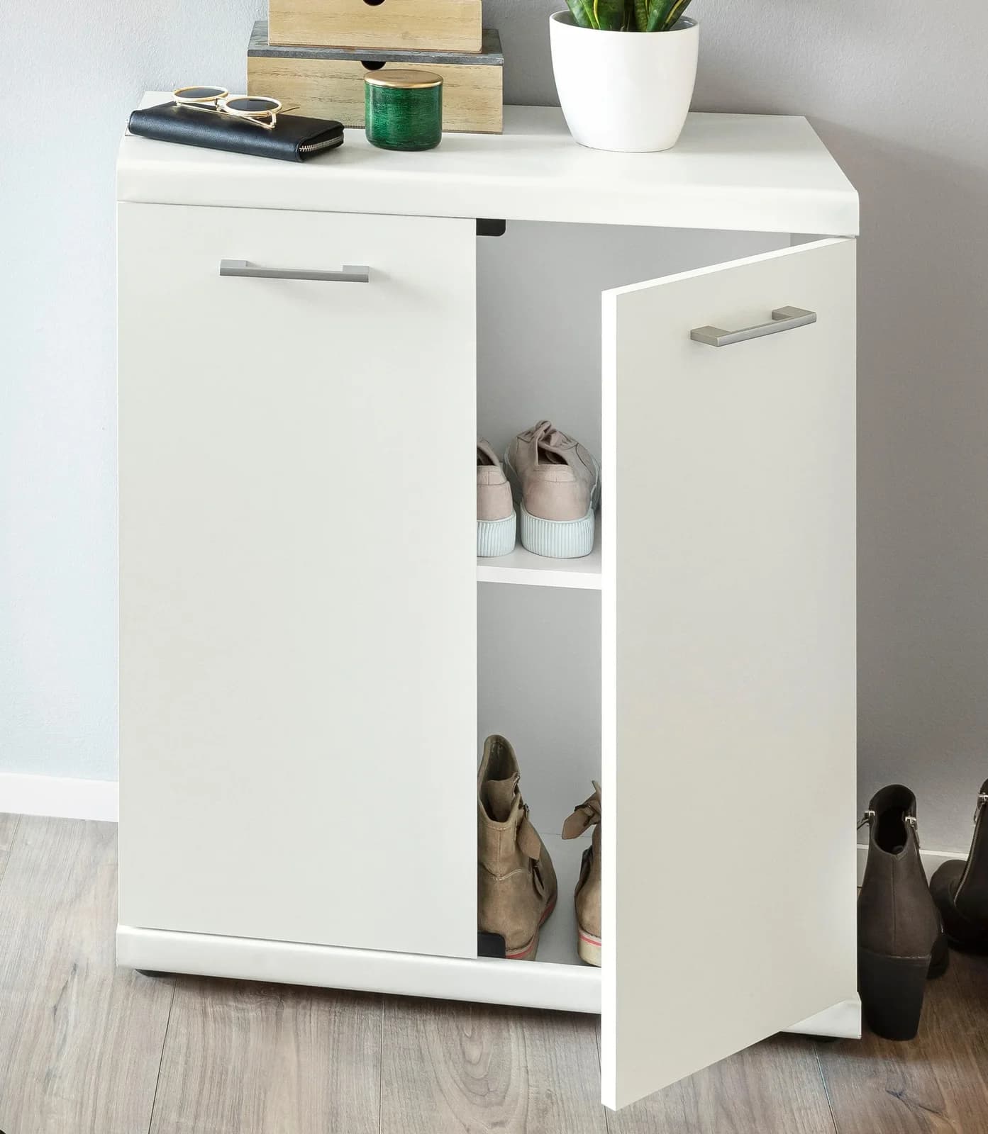 VOGL MÖBELFABRIK Sideboard Sunny Weiß 2 Türen
