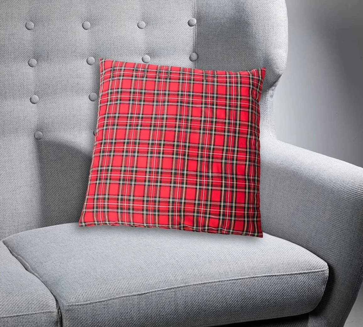texpot Kissenhülle Schottenkaro Tartan Polyester Reißverschluss