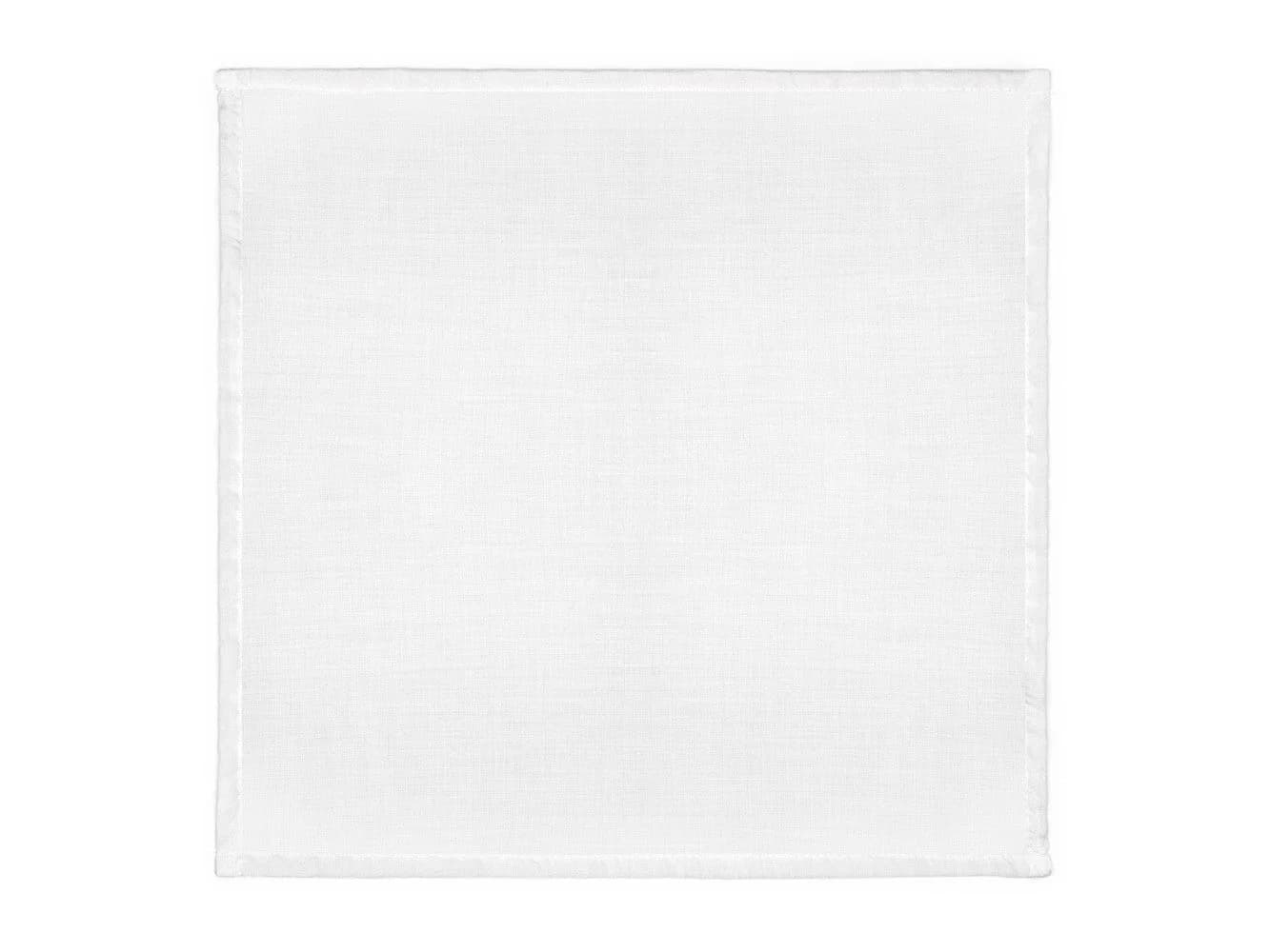 texpot Stoffserviette 40x40 cm Weiß 4er Pack