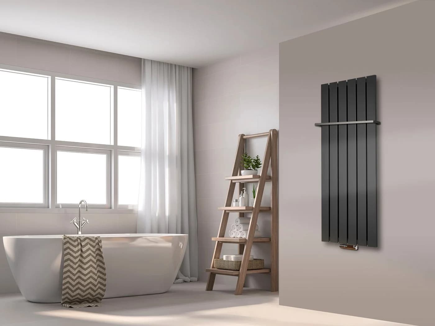 Szagato Badheizkörper Design Peking 2 120x47cm 799 Watt anthrazit