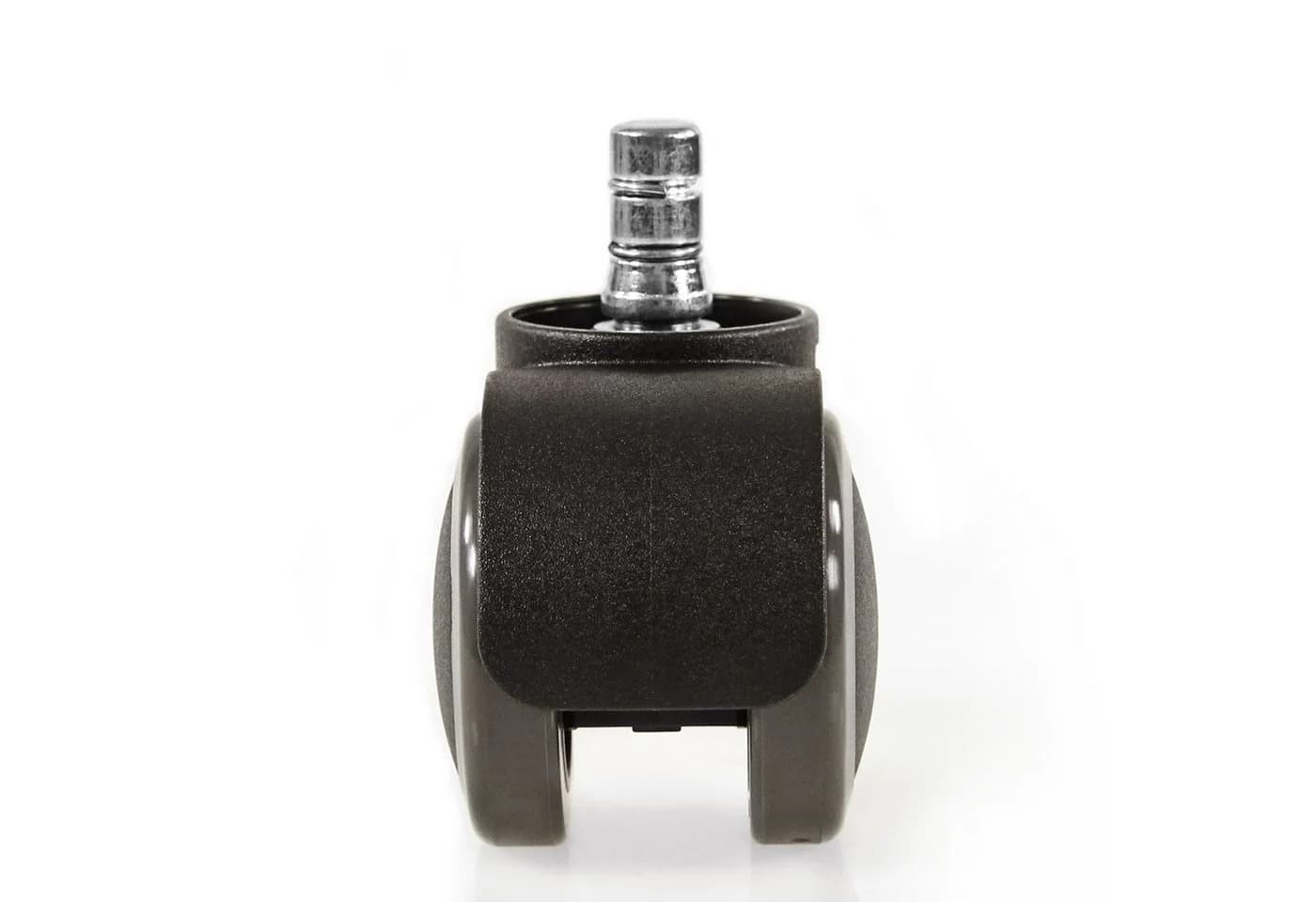 hjh OFFICE Stuhlrolle 5er Pack No-Noise Hartbodenrollen Schwarz
