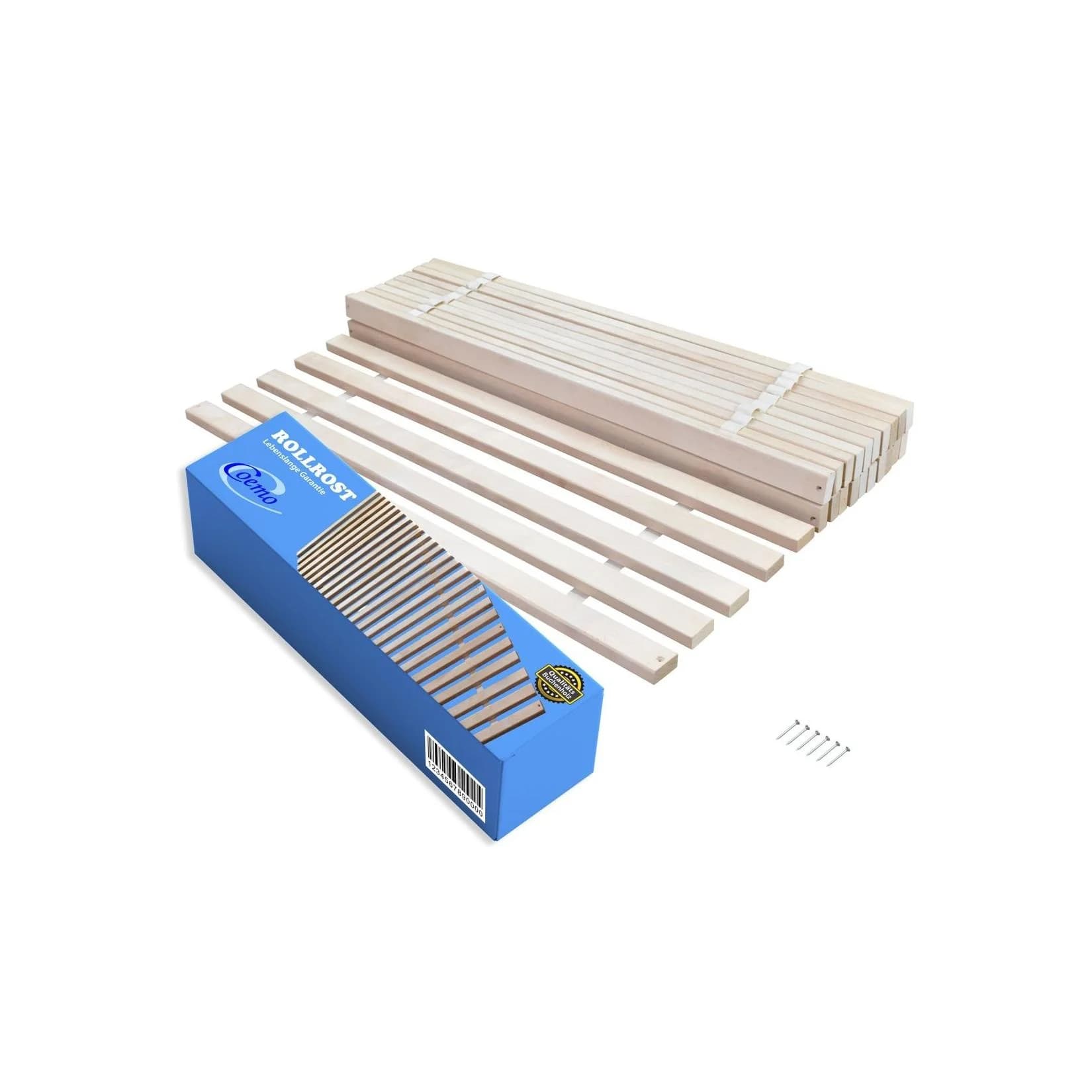 Coemo Rollrost 25 Leisten Buche 80x200cm Tragfähig 350kg