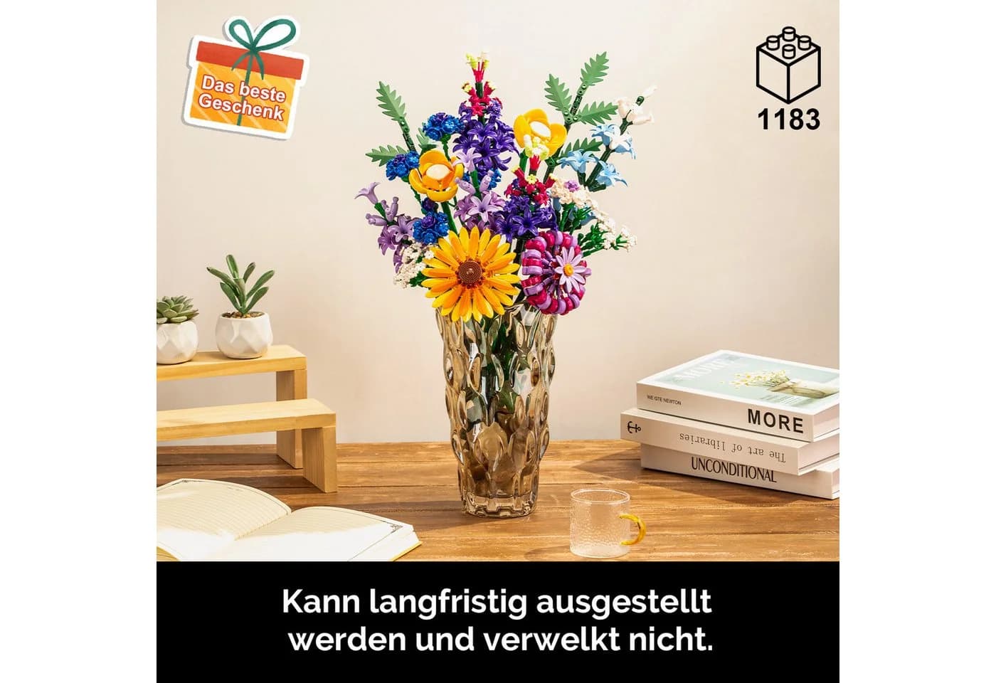 Esun Klemmbausteine Blumen 16 Wildblumen Set 1183 St. Spielbausteine