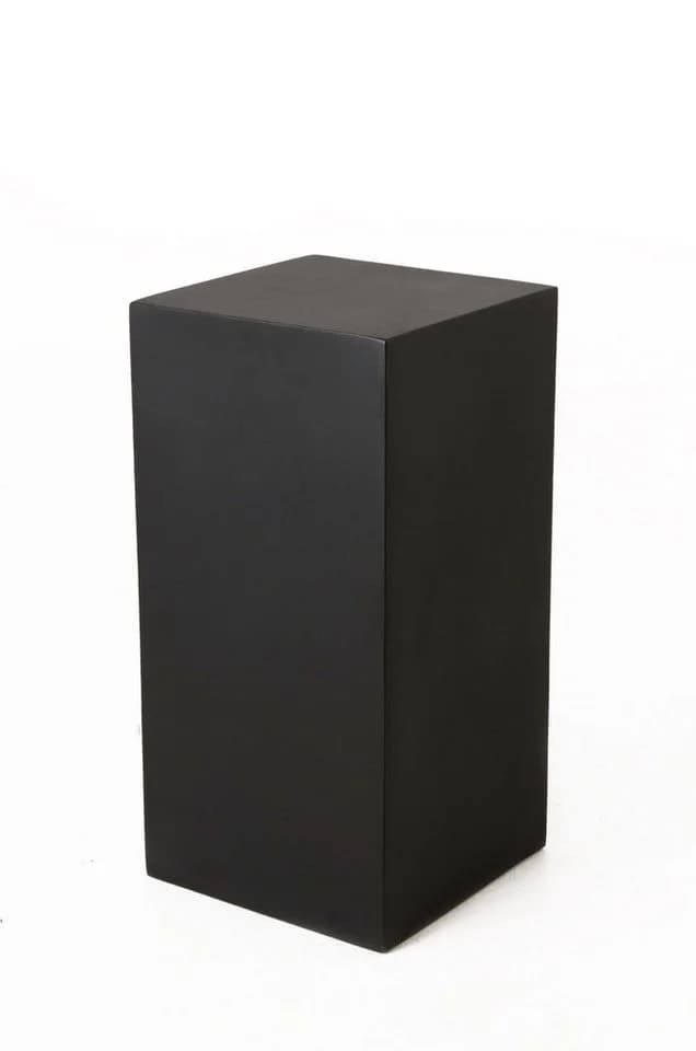 VIVANNO Blumenständer Fiberglas Podest Anthrazit Matt