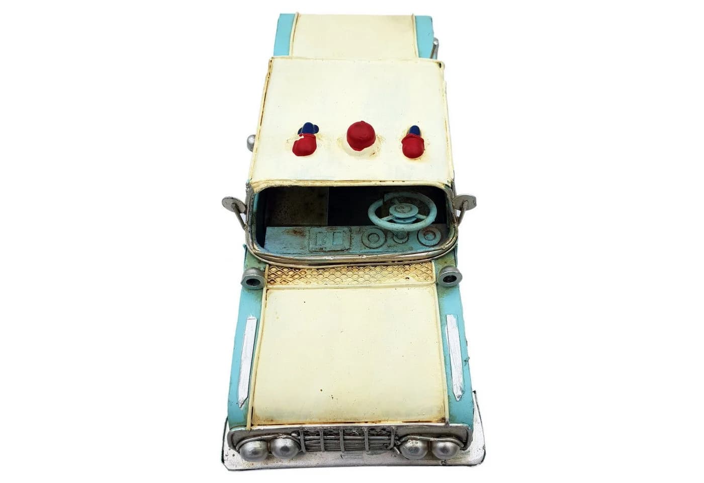 Dynasun Modellauto Car 1710D-304, 25 cm, Vintage, Retro, Polizei