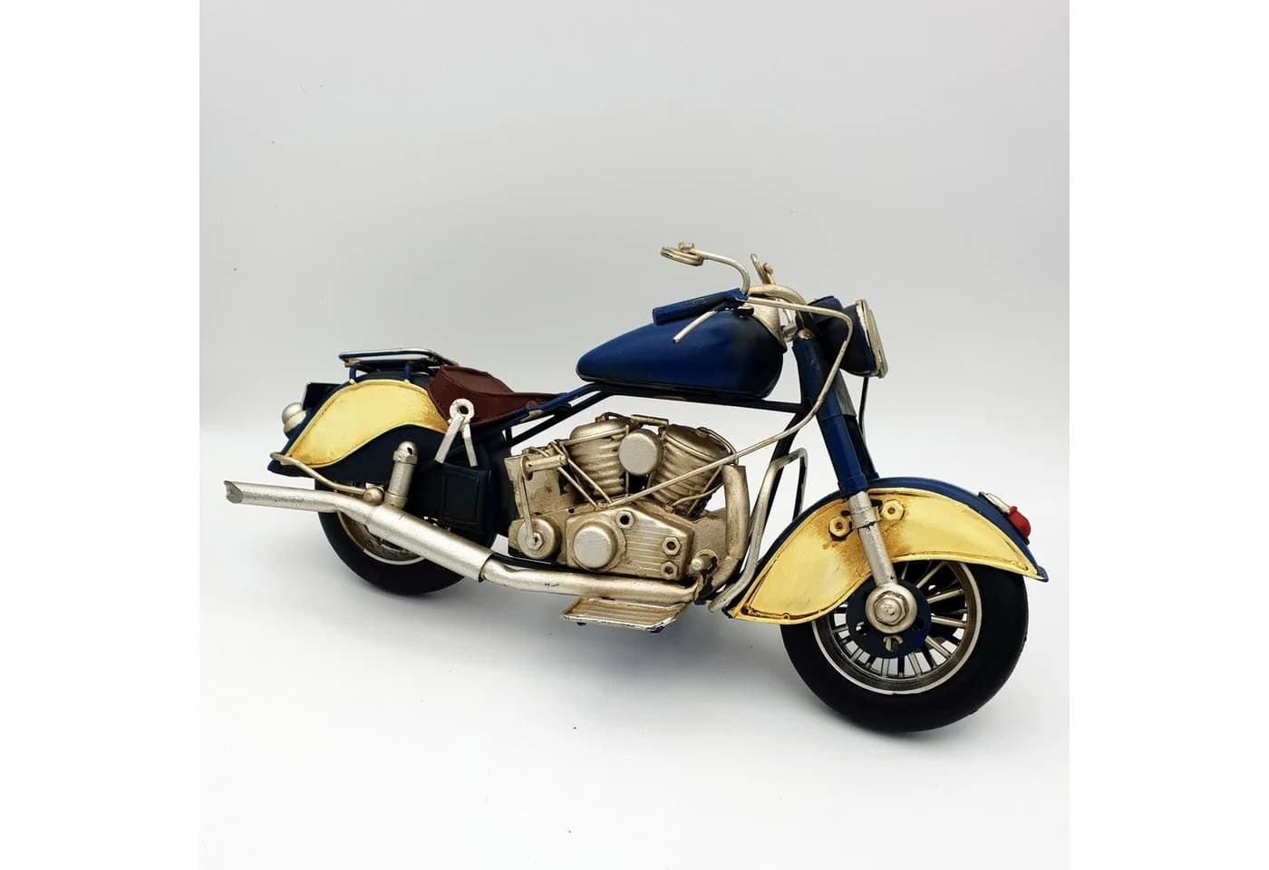 Dynasun Modellmotorrad Vintage Retro-Stil Oldtimer Sammlerstück Metall