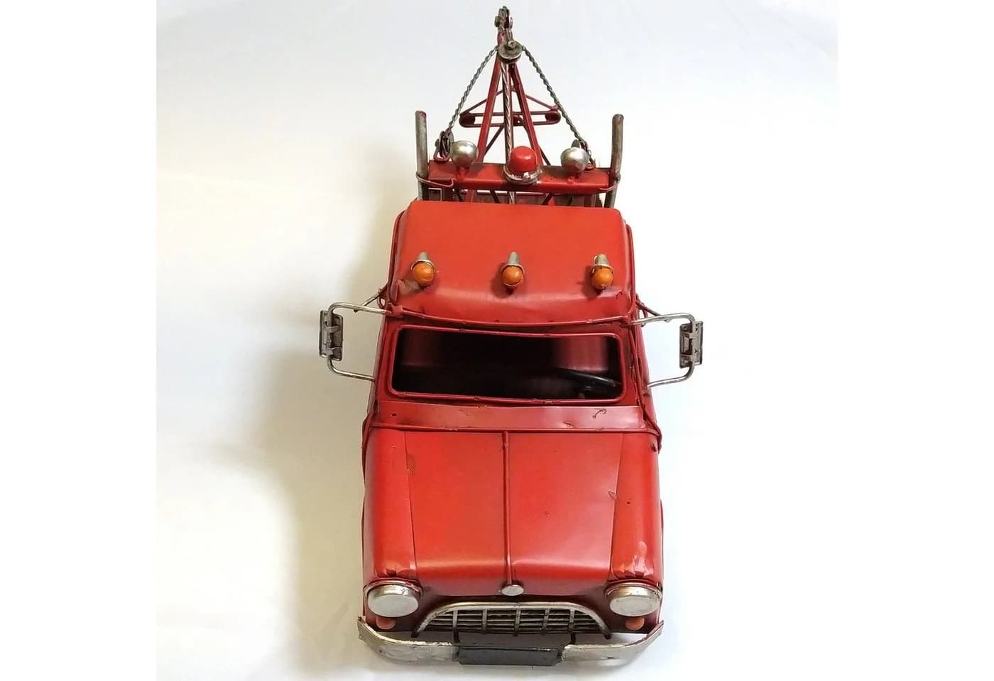 Dynasun Vintage Abschleppwagen Modellauto Rot 31cm