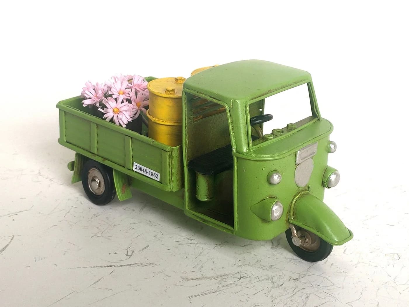 Dynasun Modellauto Car 2304S-1862 Vintage Dreirad-Transporter Metall 17cm