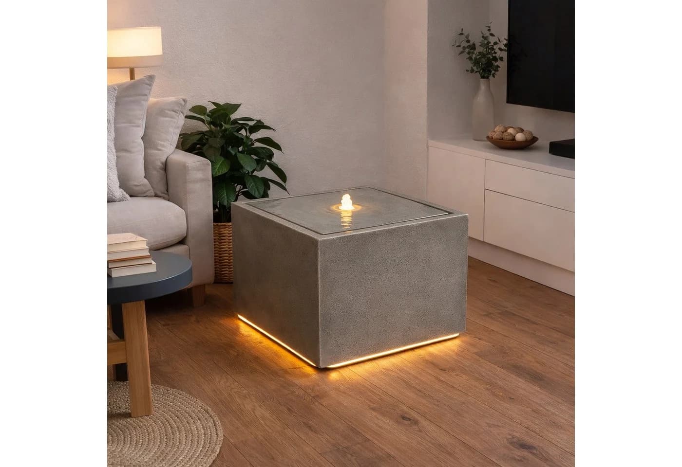 Wacredo Gartenbrunnen Premium Wasserspiel Komplettset Manila Sand