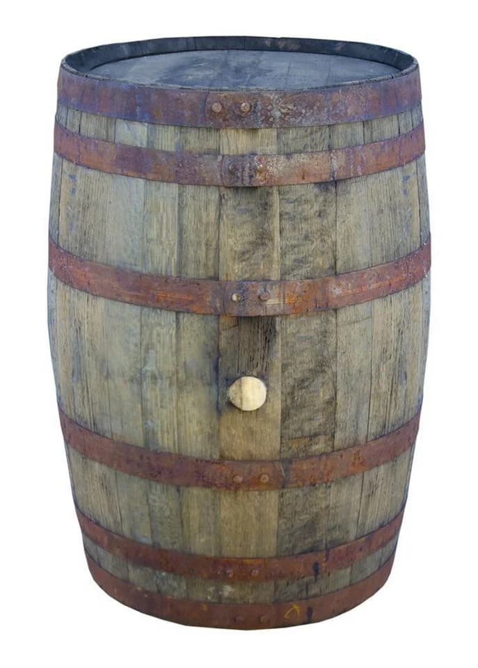 Temesso Stehtisch Whiskyfass 190l Original aus Schottland Rustikal