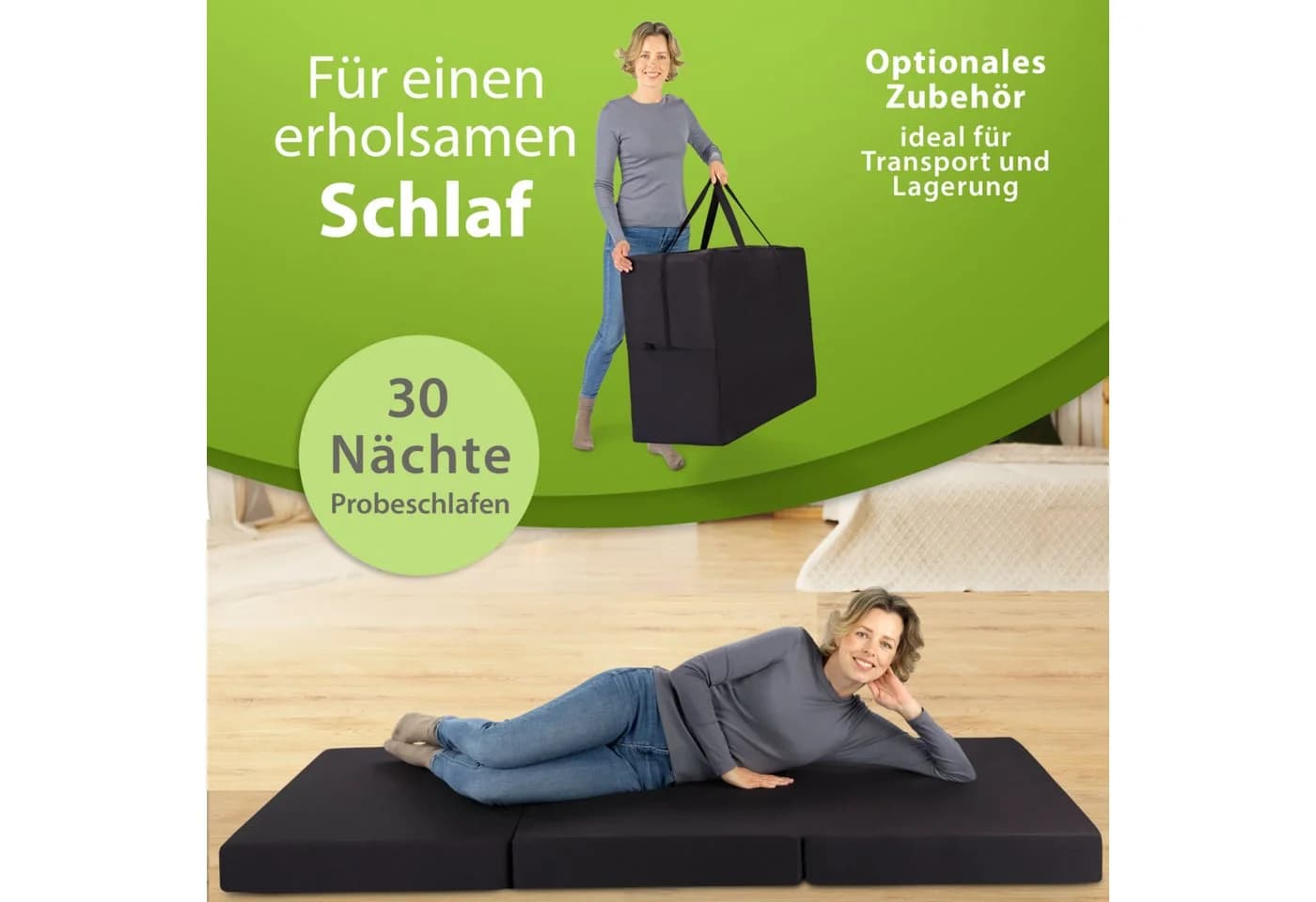 Klappmatratze Luxus Faltmatratze 12 cm shogazi®