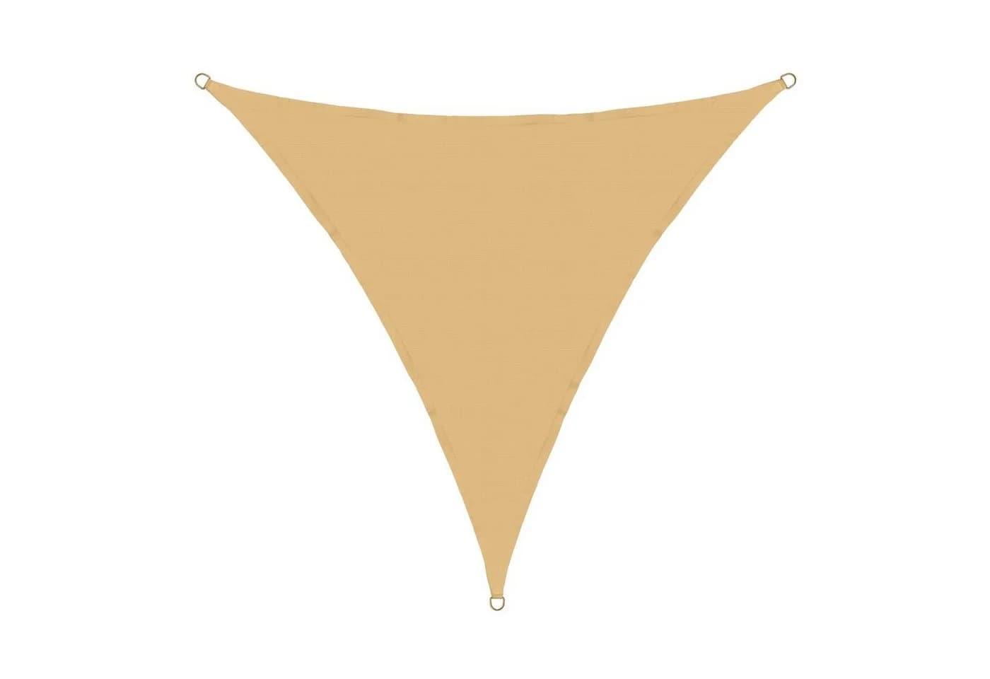 anndora Sonnensegel Tarp 3,6x3,6x3,6m Sand UV-Schutz wasserdicht
