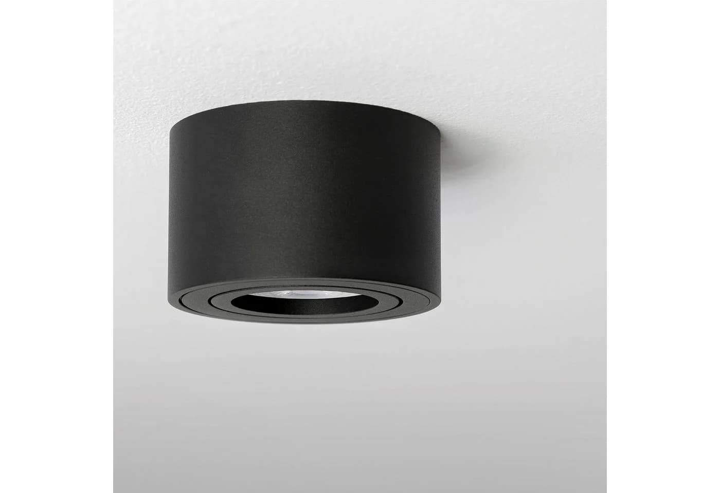 linovum LED Aufbaustrahler SMOL Schwarz Schwenkbar 4W Neutralweiß
