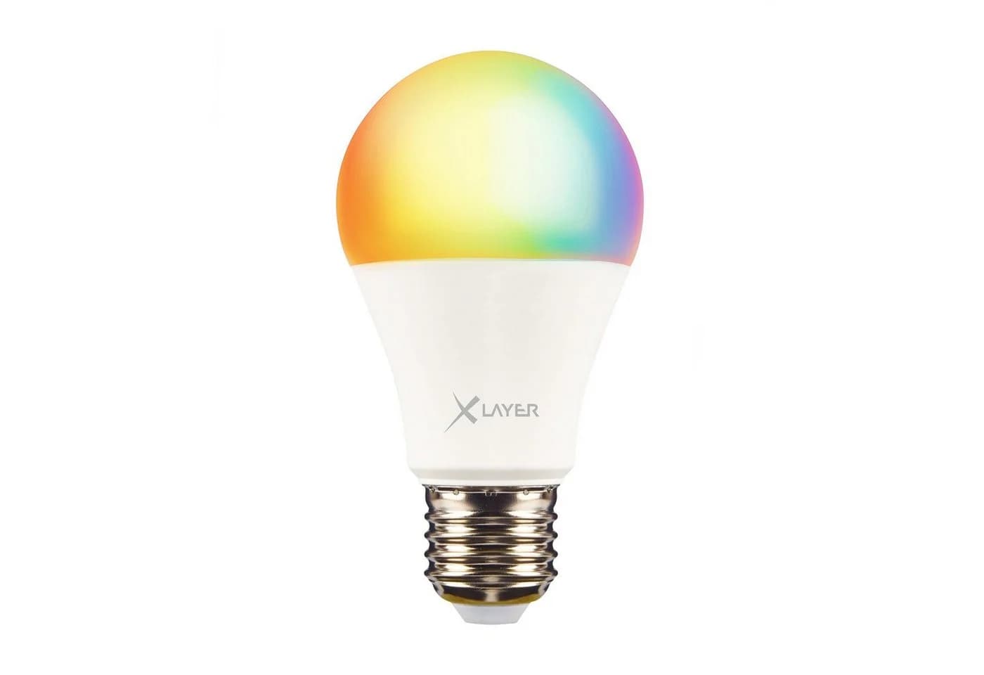 XLAYER Smarte LED-Leuchte WLAN E27 Dimmbar Mehrfarbig Alexa