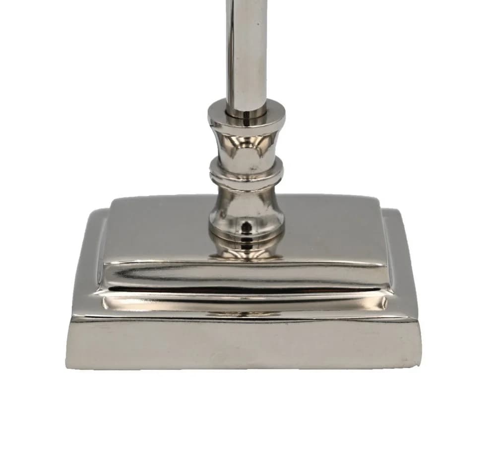dasmöbelwerk Tischleuchte Lampenfuß SHINY Silber Metall