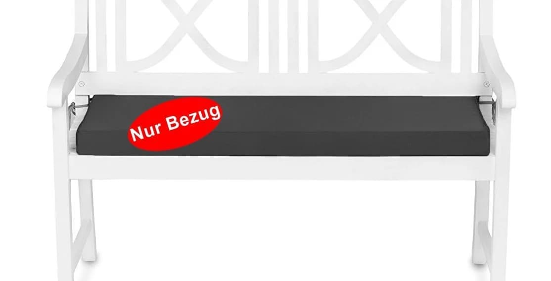 TexDeko Bankauflage Bezug wasserabweisend Premium Qualität