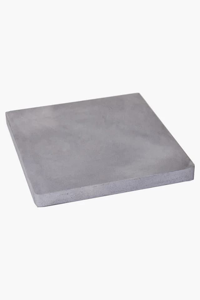 VIVANNO Pflanzenroller Kunststein Grau Matt 36x36 cm