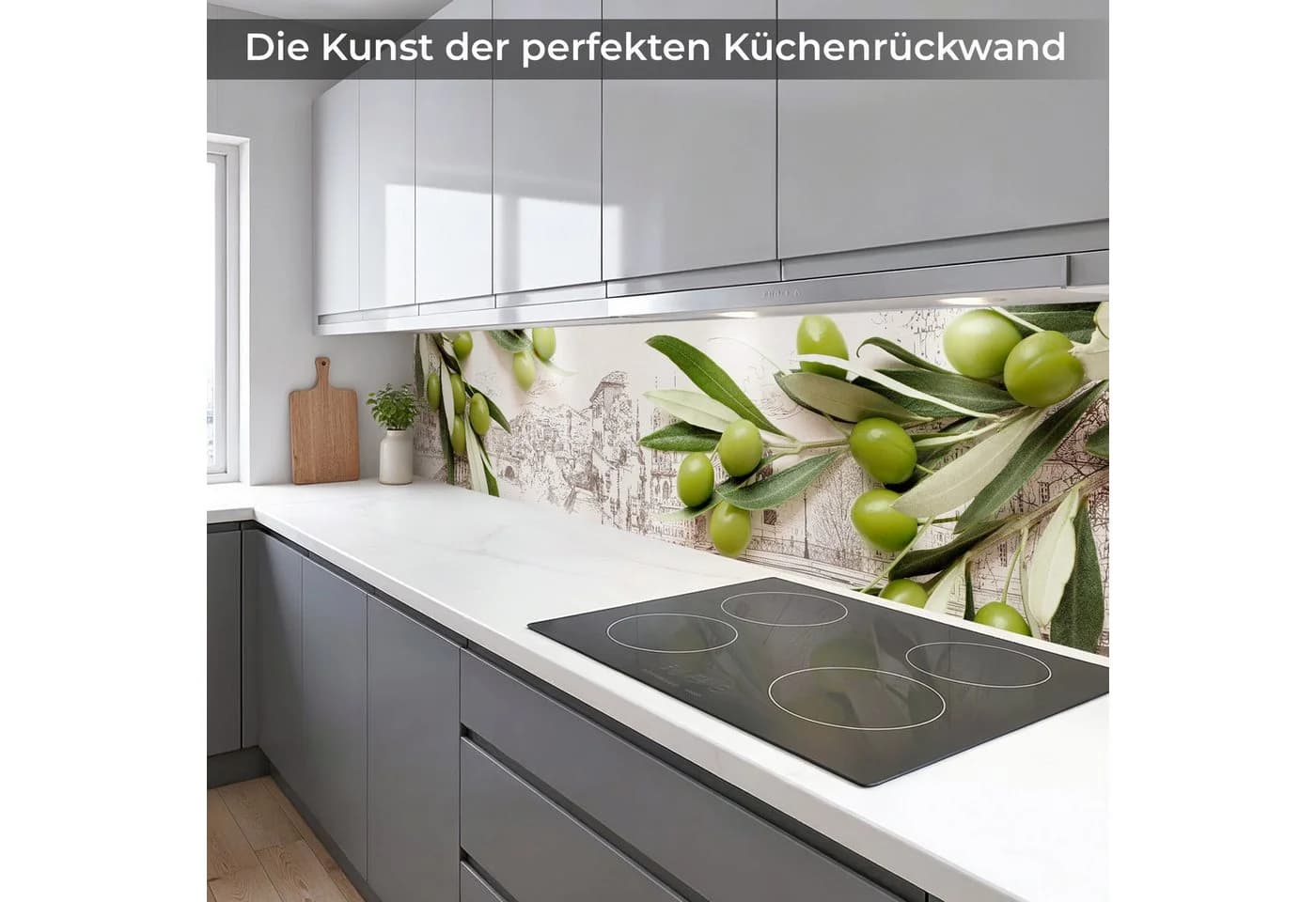 Rodnik Küchenrückwand Grüne Oliven ABS-Kunststoff Platte Monolith