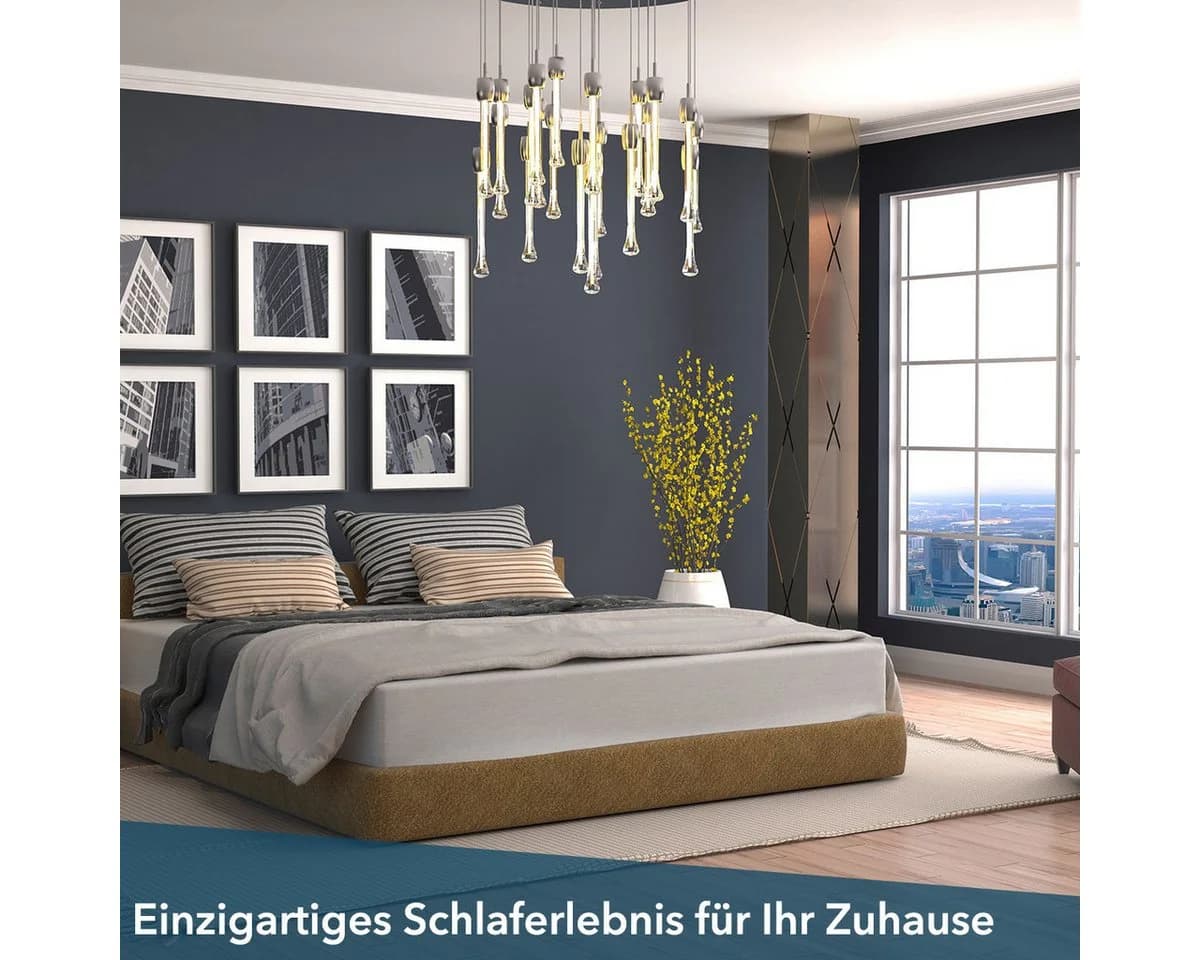 DI QUATTRO Komfortschaummatratze Airy Form Luxus 90x200 cm