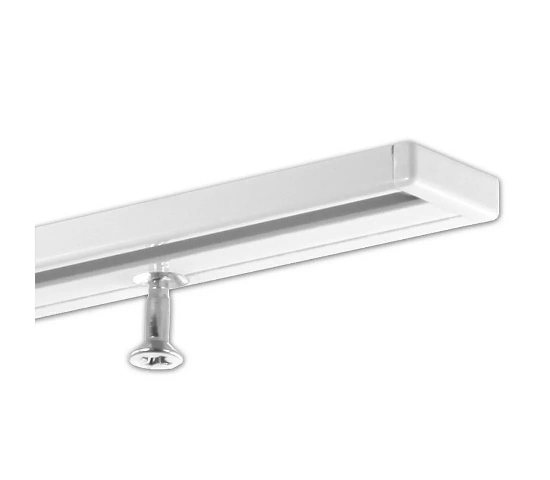 Gardineum Gardinenschiene Aluminium 1-läufig Flach