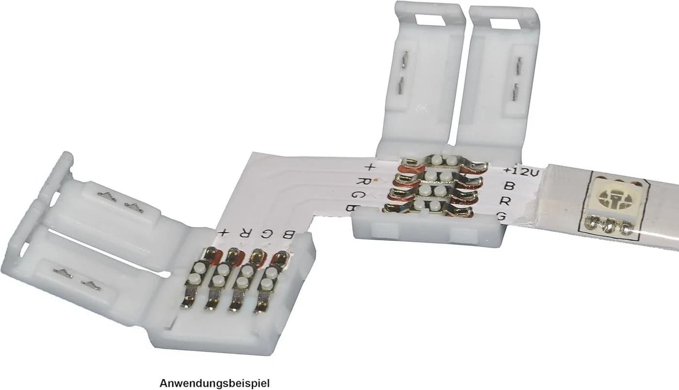 X4-Life LED Stripe Verbinder Set 6-tlg mit Eckverbinder