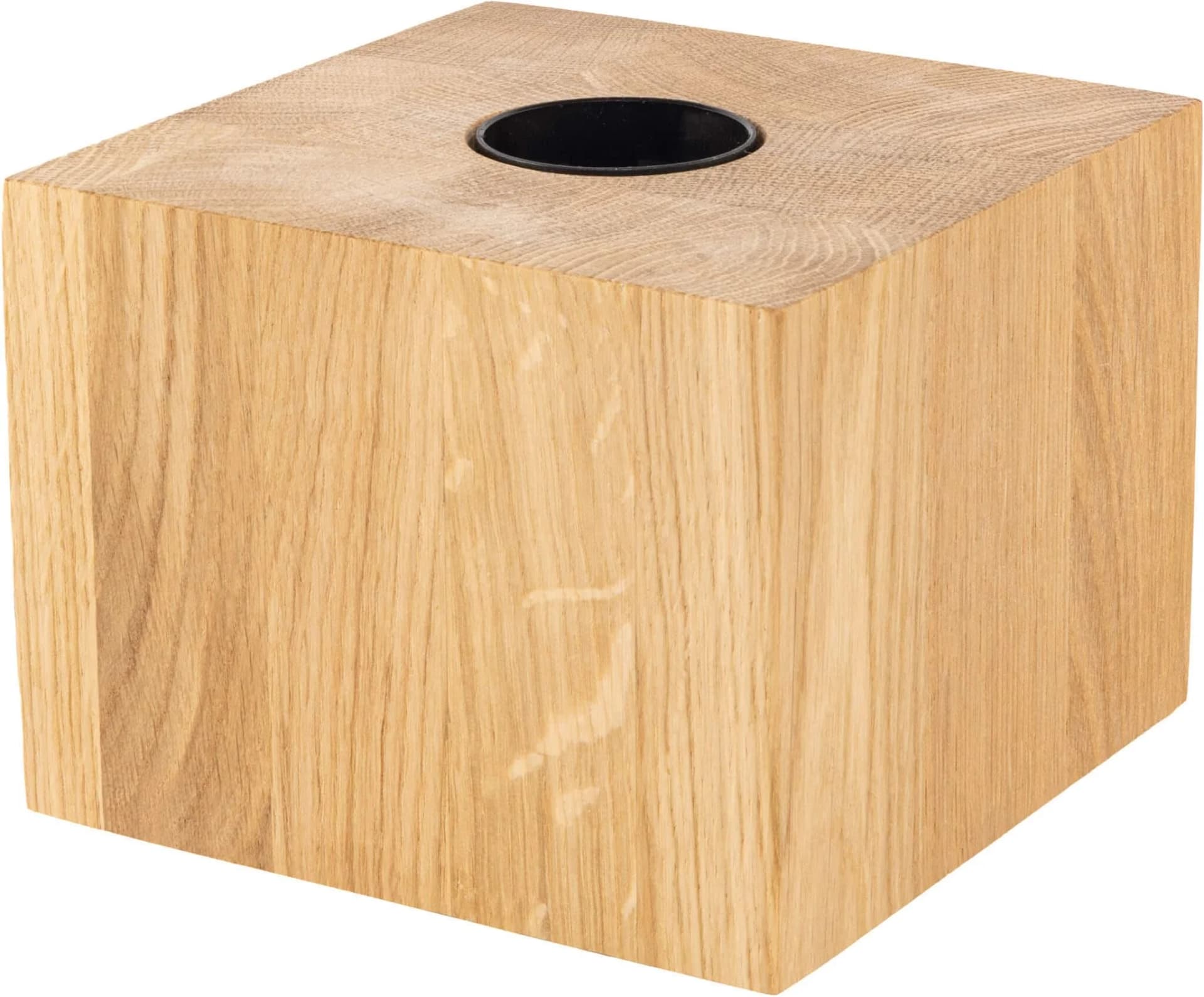 SEGULA Tischleuchte Cozy Eiche geölt Würfelform E27
