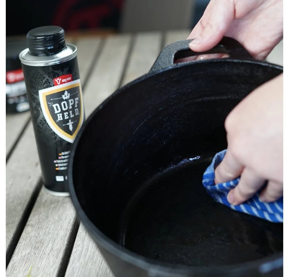 BBQ-Toro DOPFHELD Einbrenn- & Pflegeöl für Dutch Oven, 2x 250 ml