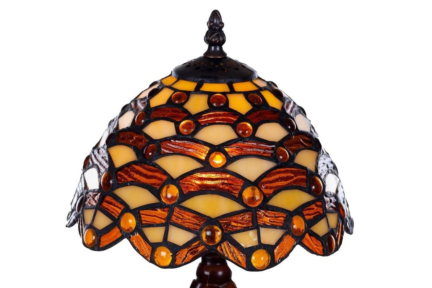 BIRENDY Tiffany Stehlampe Waben-Steine Tiff156 Motiv