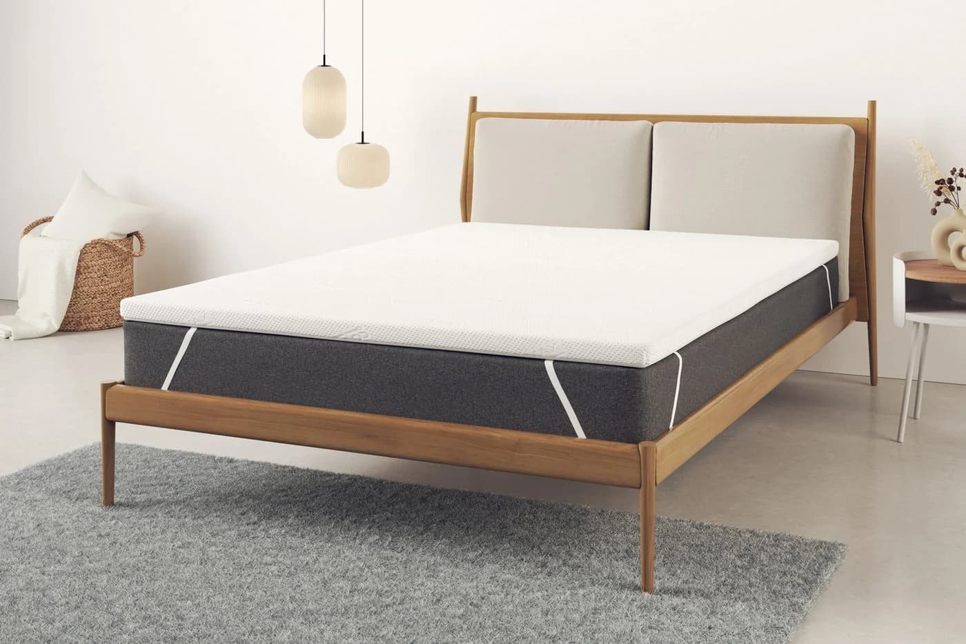 OTTO HOME Topper Aquam Weiß Kaltschaum 140x200 cm Härtegrad 5