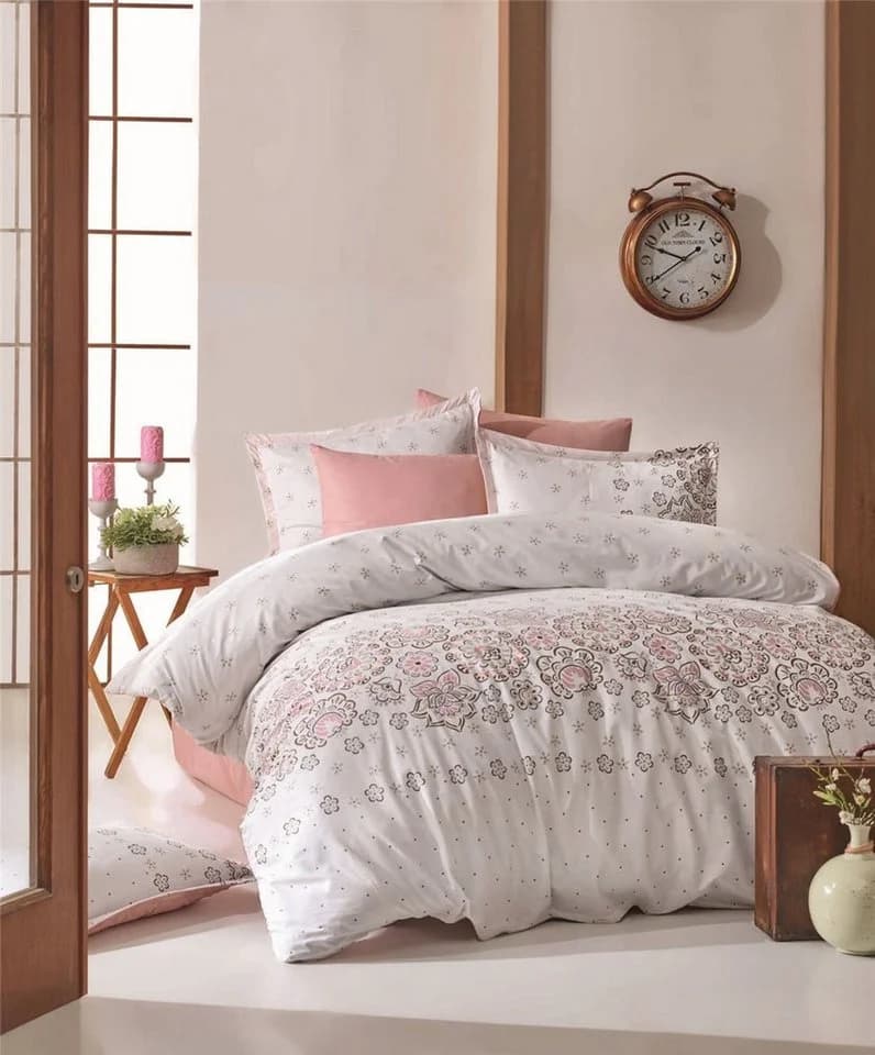 ROLFNERS Bettwäsche Lotus 100% Baumwolle Rosa Allergikergeeignet