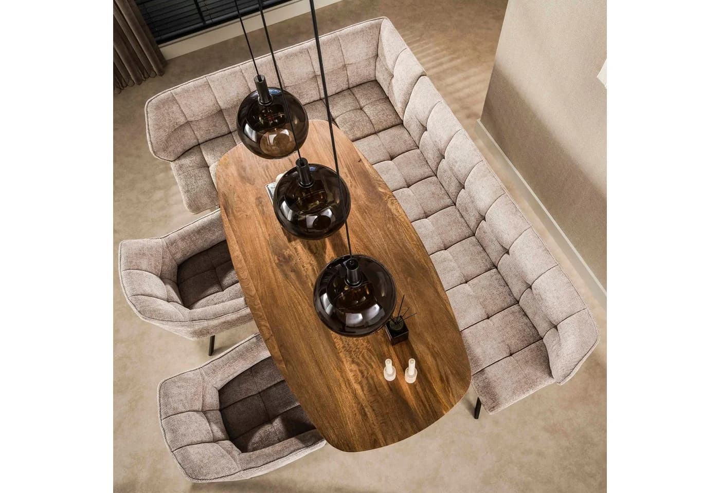 LEVEN Lifestyle Eckbank RIGO Sitzecke Sand Modern