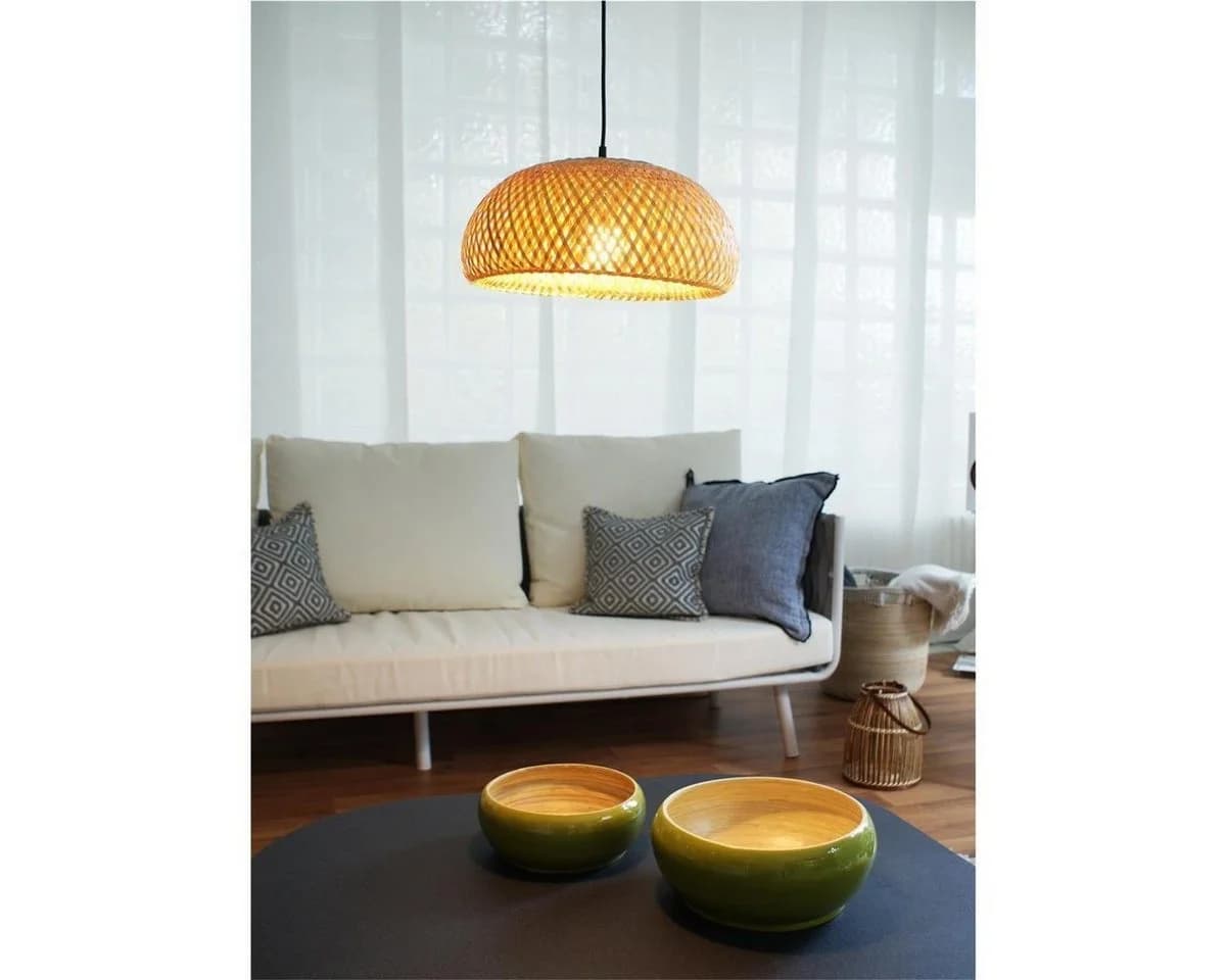 BOURGH Bambus Lampe GROSSETO Ø35cm