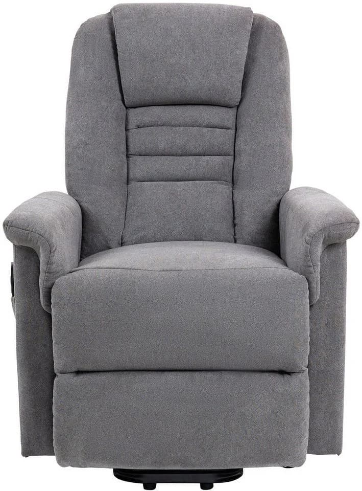 TV-Sessel DUO COLLECTION Granada Grau mit elektrischer Aufstehhilfe