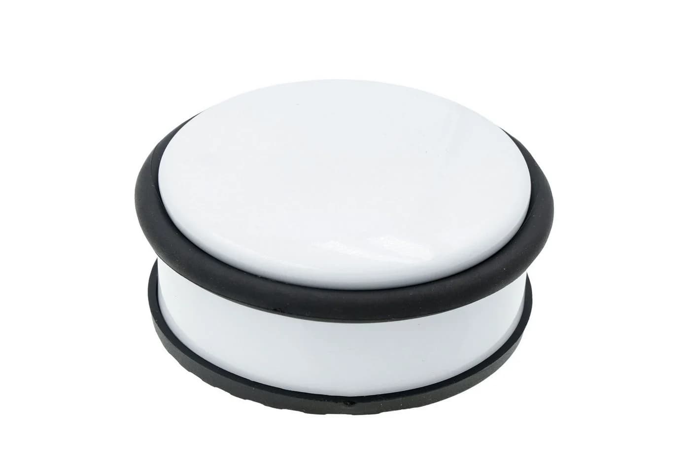 hrb Bodentürstopper Edelstahl Schwer 1,2kg Modern Weiß